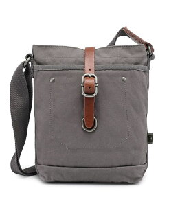 TSD�u�����h ���f�B�[�X �o�b�O �V�����_�[�o�b�O TSD BRAND Forest Canvas Crossbody Bag Gray �O���[