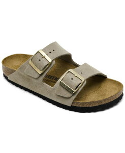 rPVgbN fB[X V[Y Xj[J[ T_ XG[h U[ Birkenstock Women's Arizona Soft Footbed Suede Leather Sandals Black White zCg