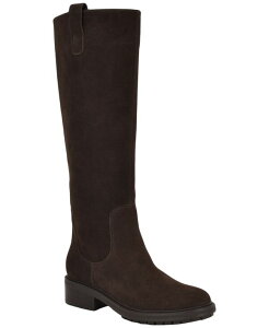 �J���o���N���C�� ���f�B�[�X �V���[�Y �u�[�c�E���C���u�[�c �g�[�� �u�[�c Calvin Klein Women's Pauline Tall Riding Boots Dark Brown Suede �u���E��