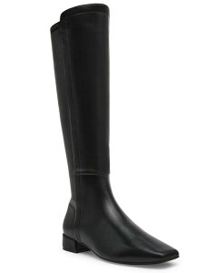 �A���N���C�� ���f�B�[�X �V���[�Y �u�[�c�E���C���u�[�c Anne Klein Women's Rosina Square Toe Knee High Boots Black Smooth �u���b�N