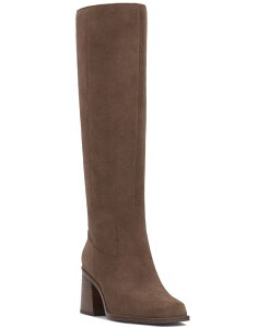 ���B���X�J���[�g ���f�B�[�X �V���[�Y �u�[�c�E���C���u�[�c �q�[�� Vince Camuto Women's Sangeti Snip-Toe Block-Heel Knee-High Boots Regular Narrow Calf Wide & Extra-Wide Calf Toasted Taupe Suede �g�[�v