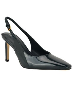 �J���o���N���C�� ���f�B�[�X �V���[�Y �p���v�X Calvin Klein Women's Harbella Slingback Stiletto Pumps Dark Green Patent �O���[��