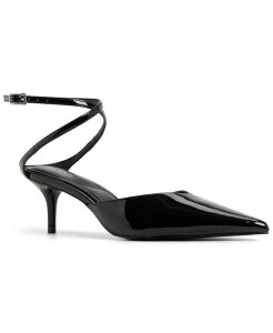 �A���h ���f�B�[�X �V���[�Y �p���v�X ALDO Women's Feliccia Pointed Toe Strappy Pumps Black Patent �u���b�N