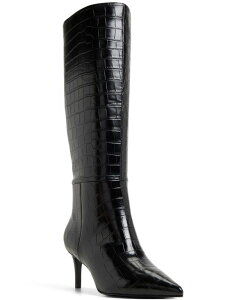 Ah fB[X V[Y u[cECu[c ALDO Women's Heather Knee High Pointy Toe Boots Black Croco ubN