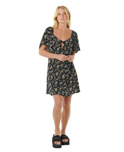���b�v�J�[�� ���f�B�[�X �g�b�v�X �����s�[�X �~�j�����s�[�X �v�����g �~�j Rip Curl Women's Pacific Rider Ditsy Printed Mini Dress Multi �}���`�J���[