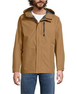 YGh Y AE^[ WPbgEu] WPbg Lands' End Men's Squall Waterproof Packable Rain Jacket Canyon camel L