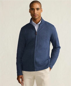 �����Y�G���h �����Y �A�E�^�[ �j�b�g�E�Z�[�^�[ Lands' End Men's Bedford Rib Full Zip Medium denim heather �w�U�[