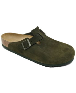 rPVgbN Y V[Y Xj[J[ XG[h U[ Birkenstock Men's Boston Suede Leather Birko-Flor Clogs from Finish Line Thyme