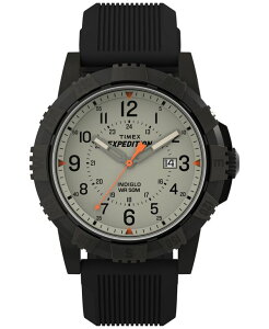 ^CbNX Y ANZT[ rv Timex Men's Quartz Analog Black Silicone Watch 45mm Black ubN