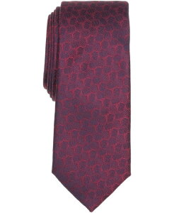 �A���t�@�j �����Y �A�N�Z�T���[ �l�N�^�C Alfani Men's Marigold Geo-Pattern Tie Red ���b�h