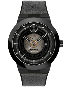 ���o�h �����Y �A�N�Z�T���[ �r���v Movado Men's Bold Fusion Automatic Swiss Auto Black Silicone Watch 43.50mm Black �u���b�N