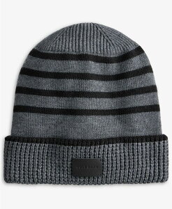 �R�[���n�[�� �����Y �A�N�Z�T���[ �X�q Cole Haan Men's Heritage Stripe Cuffed Beanie Guaranteed Gray �O���[