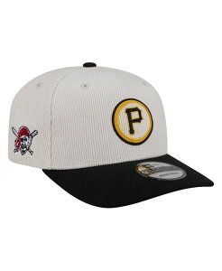 �j���[�G�� �����Y �A�N�Z�T���[ �X�q New Era Men's Cream/Black Pittsburgh Pirates Loyal 9SEVENTY Adjustable Hat Cream Black �N���[��