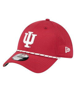 j[G Y ANZT[ Xq New Era Men'sCrimson Indiana Hoosiers Rope 39THIRTY Flex Hat Crimson N]