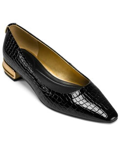 �_�i �L������ �j���[���[�N ���f�B�[�X �V���[�Y �p���v�X Donna Karan New York Women's Savita Snip Toe Flats Black �u���b�N