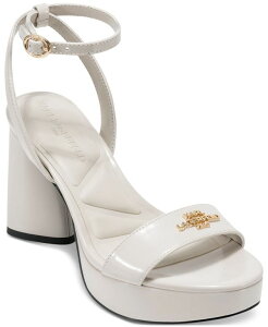 【送料無料】 カール ラガーフェルド レディース サンダル シューズ Haden Logo Sequin Sandals White