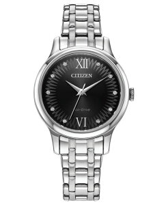 �V�`�Y�� ���f�B�[�X �A�N�Z�T���[ �r���v T�V���c Citizen Eco-Drive Women's Classic Stainless Steel Bracelet Watch 31mm Silver-tone �V���o�[