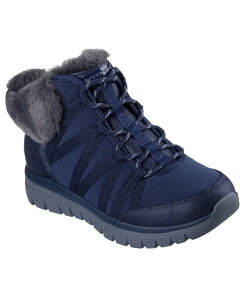 XPb`[Y fB[X V[Y Xj[J[ u[c Skechers Women's Slip-ins: Graceful - Cozy Strolls Booties from Finish Line Navy lCr[