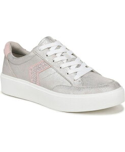 hN^[EV[ fB[X V[Y Xj[J[ vbgtH[ [X Dr. Scholl's Women's Madison-Lace Closed Round Toe Lace Up Platform Sneakers Pink/Grey Faux Leather O[