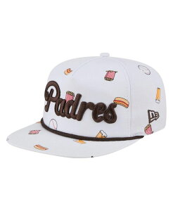 �j���[�G�� �����Y �A�N�Z�T���[ �X�q New Era Men's White San Diego Padres Team Cheer Rope 19TWENTY Adjustable Hat White �z���C�g