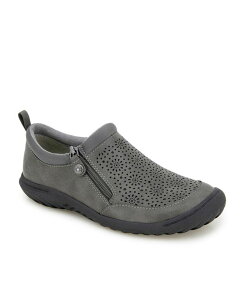 �W���C�r�[���[ ���f�B�[�X �V���[�Y �p���v�X JBU Women's Avery Round Toe Flats Gray �O���[