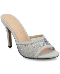�W�����l �R���N�V���� ���f�B�[�X �V���[�Y �p���v�X �q�[�� Journee Collection Women's Hensley Stiletto Heel Evening Pumps Silver �V���o�[