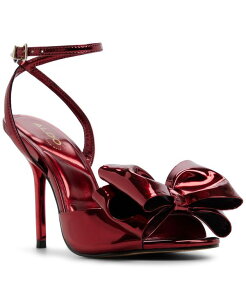 �A���h ���f�B�[�X �V���[�Y �T���_�� ALDO Women's Tinsletta 2-Piece Round Toe Dress Sandals Red ���b�h