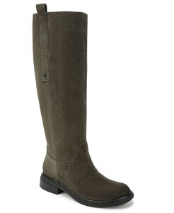 yz i`CU[ fB[X u[cECu[c V[Y Women's Ontime Zipper Tall Boots Laurel Green Suede