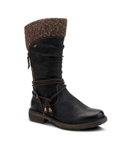 �X�v�����O�X�e�b�v ���f�B�[�X �V���[�Y �u�[�c�E���C���u�[�c �L���b�v �u�[�c Spring Step Acaphine Water-Resistant Booties with Faux Shearling Lining Black �u���b�N
