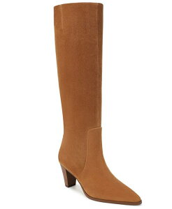 �t�����R�T���g ���f�B�[�X �V���[�Y �u�[�c�E���C���u�[�c �g�[�� �u�[�c Franco Sarto Women's Jaycen Pointed Toe Zip Tall Boots Saddle Brown Suede �u���E��