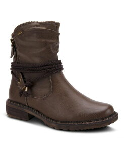 �X�v�����O�X�e�b�v ���f�B�[�X �V���[�Y �u�[�c�E���C���u�[�c Spring Step Kathie Water-Resistant Mid Boots with Faux Fur Lining and Gusset Zipper Taupe �g�[�v