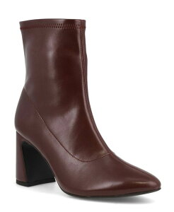�~�A ���f�B�[�X �V���[�Y �u�[�c�E���C���u�[�c �q�[�� MIA Women's Thiva Block Heel Pointed Toe Dress Booties Burgundy �o�[�K���f�B