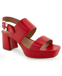 GA\[Y fB[X V[Y T_ vbgtH[ Aerosoles Women's Prym Platform Sandal Racing red calf leather bh