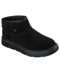 XPb`[Y fB[X V[Y Xj[J[ ~j u[c Skechers Women's Slip-Ins: Keepsakes Cozy - Cozy Mini Boots from Finish Line Black ubN