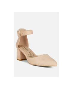 yz hO fB[X T_ V[Y Stroot Mid Block Heel Women Light beige