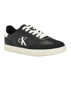 JoNC fB[X V[Y Xj[J[ [X S Calvin Klein Women's Narissa Logo Lace-Up Sneakers Black ubN