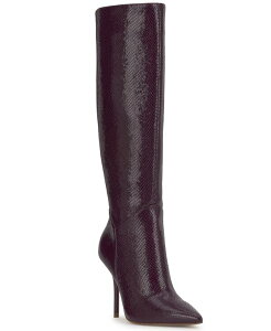 �W�F�V�J�V���v�\�� ���f�B�[�X �V���[�Y �p���v�X �u�[�c Jessica Simpson Women's Lovienn Stiletto Knee-High Dress Boots Regular & Wide Calf Sugar Plum Glazed Snake �v����