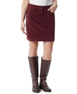 �O�����A�o���f�[�r���g ���f�B�[�X �{�g���X �X�J�[�g �~�j Gloria Vanderbilt Women's Cord Mini Skirt Burgundy Elixir �o�[�K���f�B