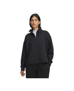 A_[A[}[ fB[X AE^[ p[J[EXEFbg n[tWbv XEFbg Vc t[X Under Armour Women's Armour Fleece Half Zip Sweatshirt Black ubN