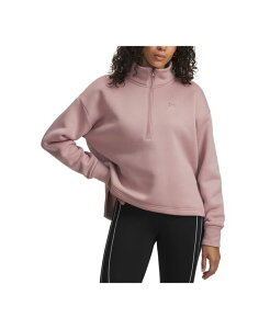 A_[A[}[ fB[X AE^[ p[J[EXEFbg n[tWbv XEFbg Vc t[X Under Armour Women's Armour Fleece Half Zip Sweatshirt Tourmaline Pink sN