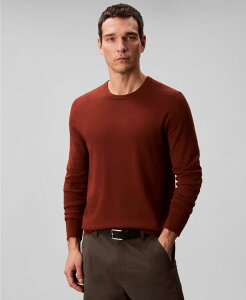 yz JoNC Y jbgEZ[^[ AE^[ Men's Merino Wool Blend Crewneck Sweater Cherry Mahogany