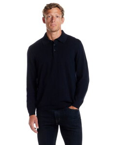 EFU[v[t Y AE^[ jbgEZ[^[ |Vc Z[^[ Rbg Weatherproof Vintage Men's Cotton Cashmere Long Sleeve Polo Sweater Navy lCr[