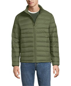 YGh Y AE^[ WPbgEu] _E WPbg Lands' End Men's Wanderweight Packable Down Jacket River stone green O[
