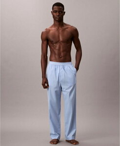 �J���o���N���C�� �����Y �{�g���X �J�W���A���p���c �p���c Calvin Klein Men's Elastic Waistband Sleep Pants Plotter Plaid Frozen Fjord �`�F�b�N