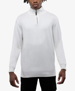 yz GbNXC Y jbgEZ[^[ AE^[ Men's Quarter Zip Mock Neck Sweater Off white