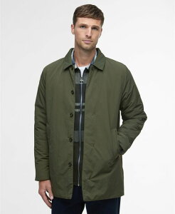 �o�u�A�[ �����Y �A�E�^�[ �W���P�b�g�E�u���]�� ���� �W���P�b�g Barbour Men's Wadded Lorden Showerproof Long-Sleeve Mac Jacket Olive �I���[�u