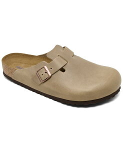 rPVgbN Y V[Y T_ XG[h U[ Birkenstock Men's Boston Soft Footbed Suede Leather Clogs from Finish Line Tobacco Brown uE