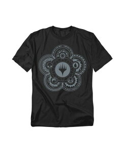 �}�W�b�N �����Y �g�b�v�X T�V���c Magic Men's The Gathering Icon Glyph T-Shirt Black �u���b�N