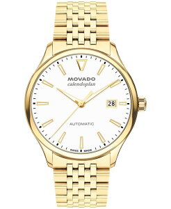 ���o�h �����Y �A�N�Z�T���[ �r���v T�V���c Movado Men's Calendoplan Swiss Automatic Ionic Plated Light Gold Steel Watch 40mm Gold-tone �S�[���h