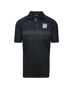 ���x���E�F�A �����Y �g�b�v�X �|���V���c LevelWear Men's Black New York Rangers Hockey Fights Cancer Draft Day Mason Polo Shirt Black �u���b�N